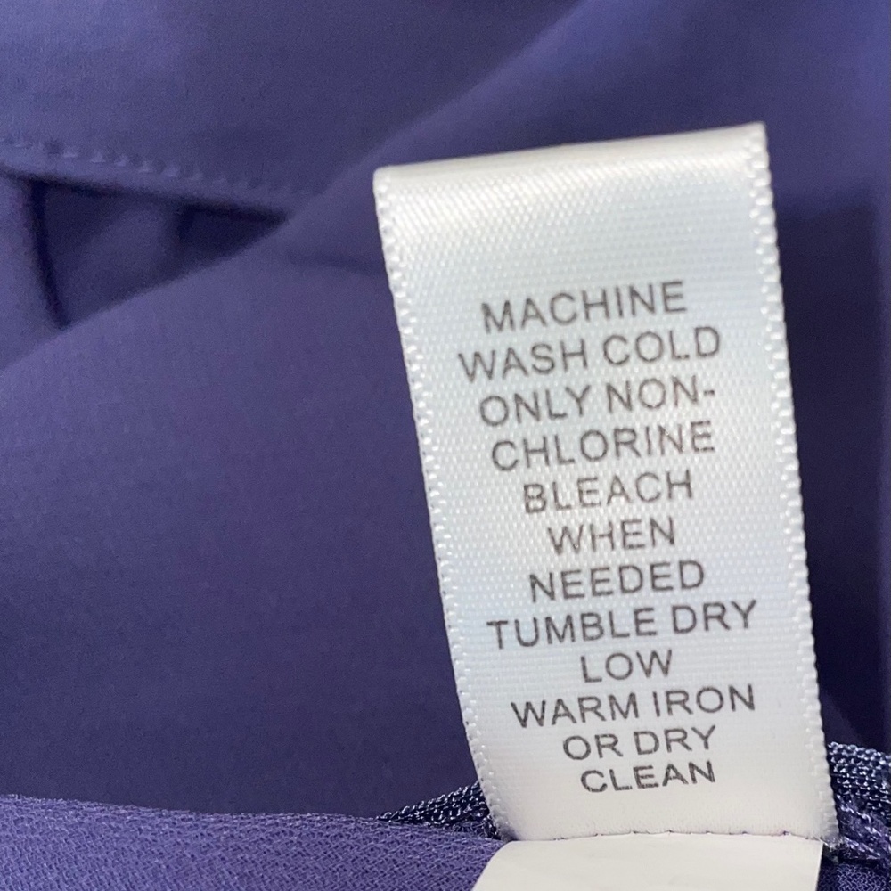 BANANA REPUBLIC purple halter blouse - Picture 6 of 6
